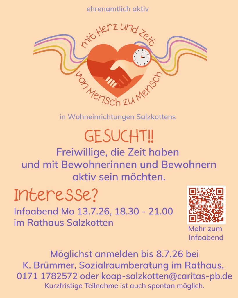 Einladung Startabend "Freiwillige gesucht"